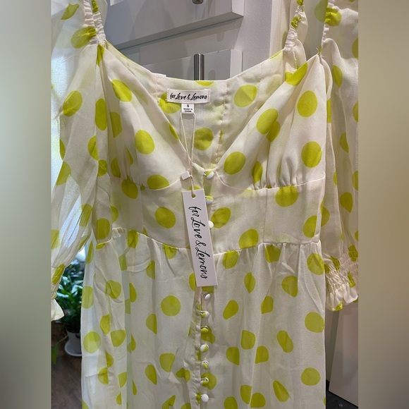 NWT For Love and Lemons Megan Maxi Dress Small - Picture 4 of 4